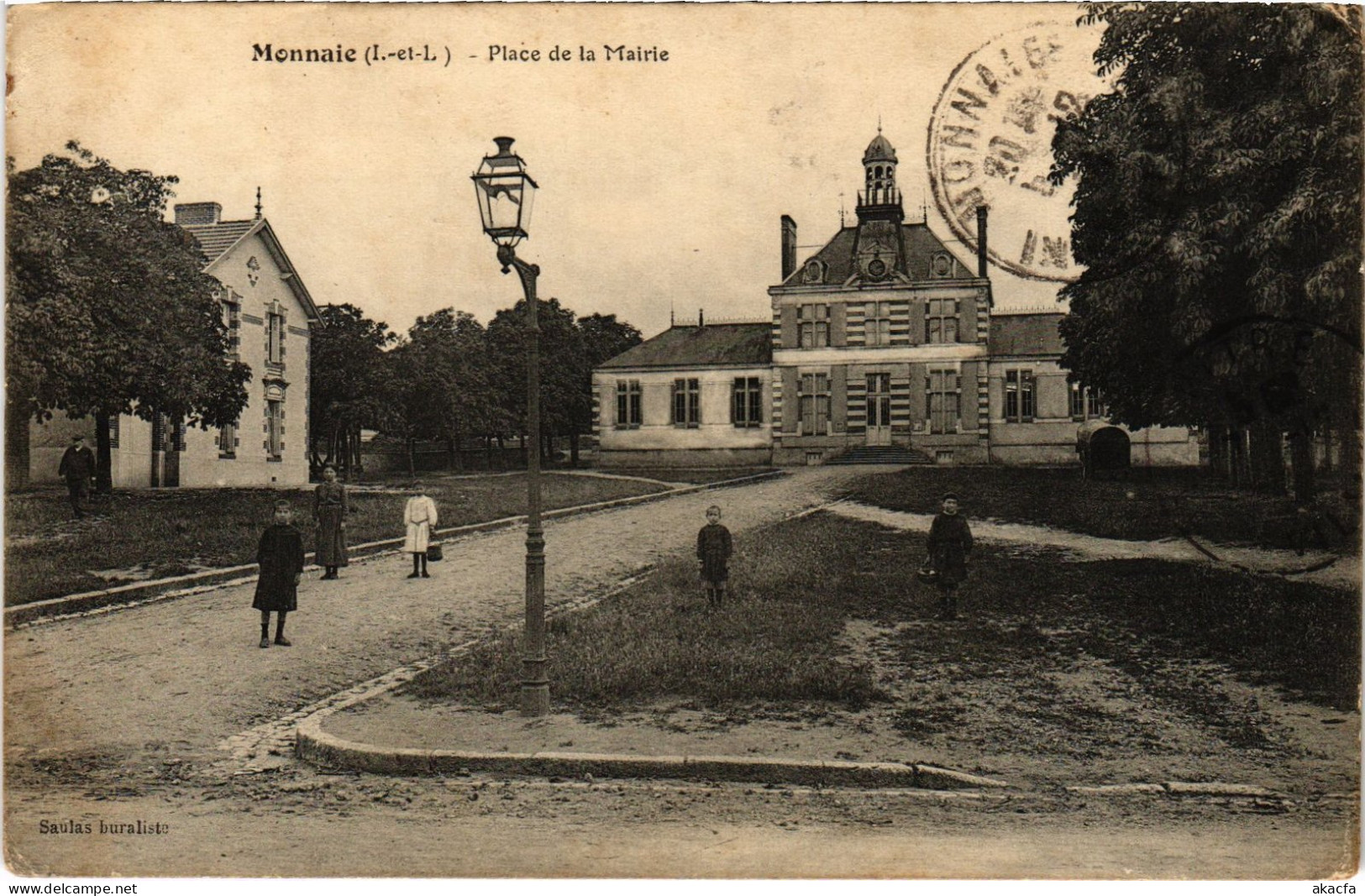CPA Monnaie Place de la Mairie FRANCE (1379846)
