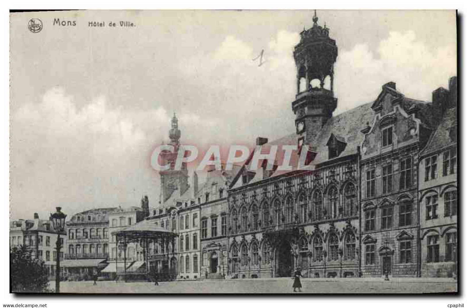 CPA Mons Holet de Ville