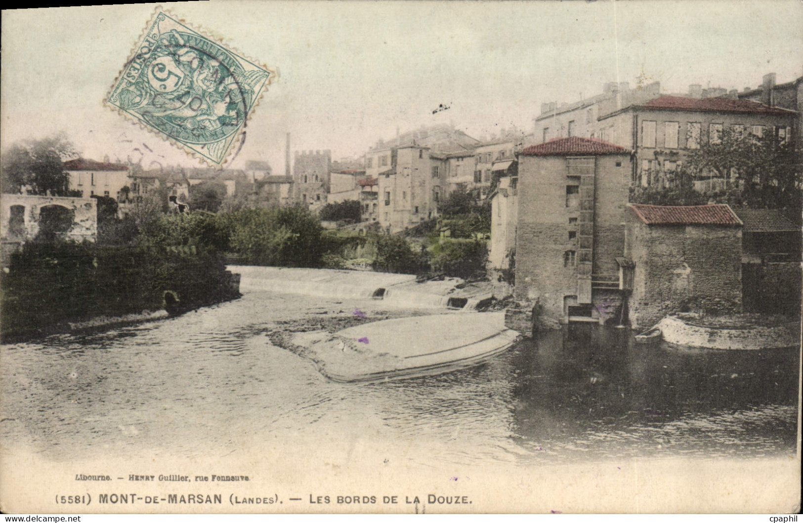 CPA Mont de Marsan Landes Les Bords de La Douze