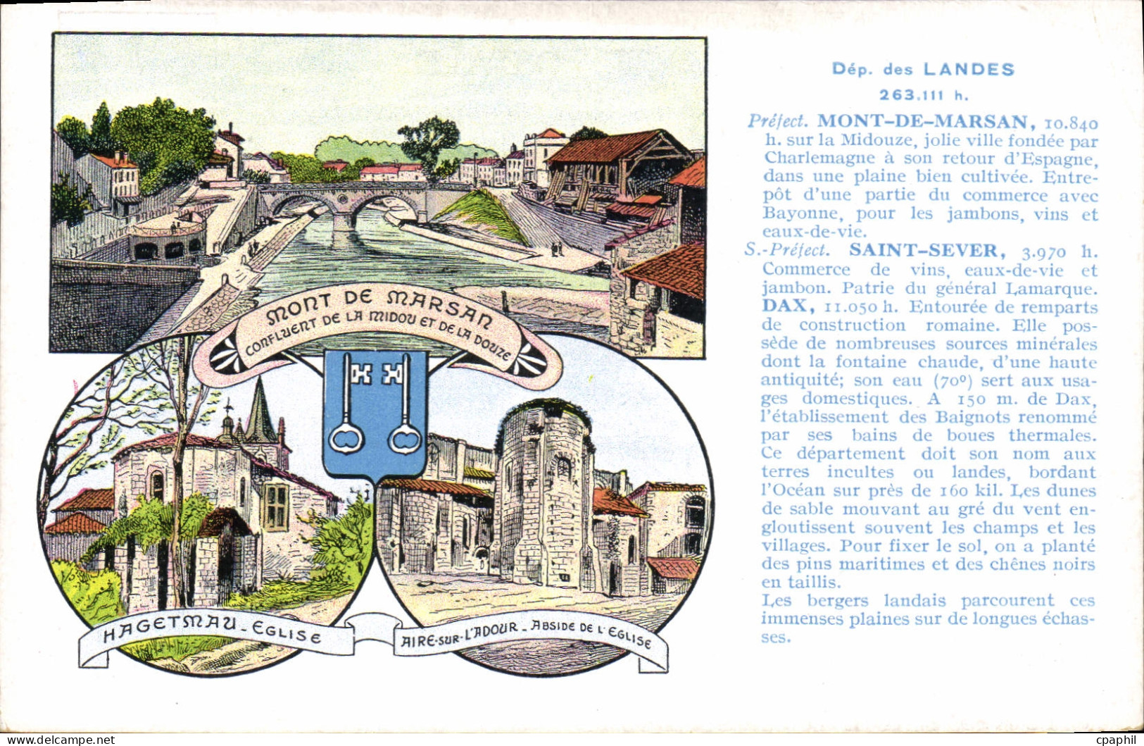 CPA Mont De Marsan Les Pastilles Valda Boites