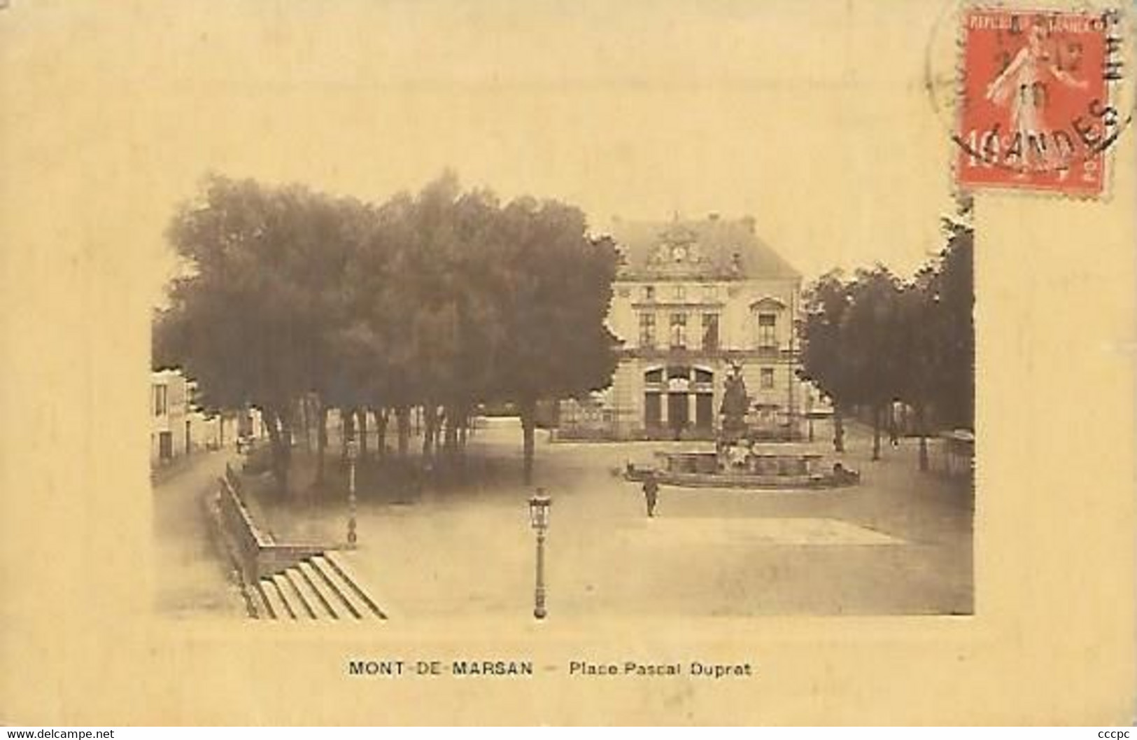 CPA Mont-de-Marsan Place Pascal Duprat