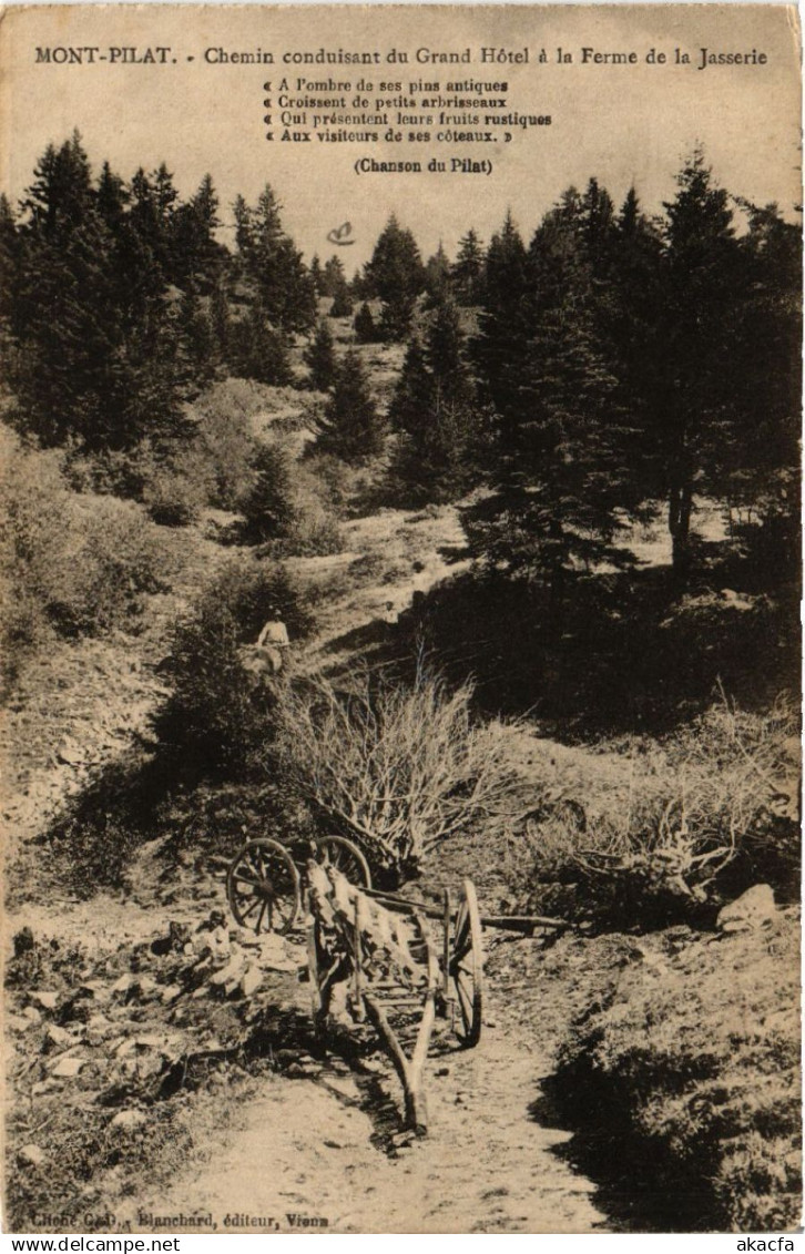 CPA MONT-PILAT - Chanson du PILAT (487236)
