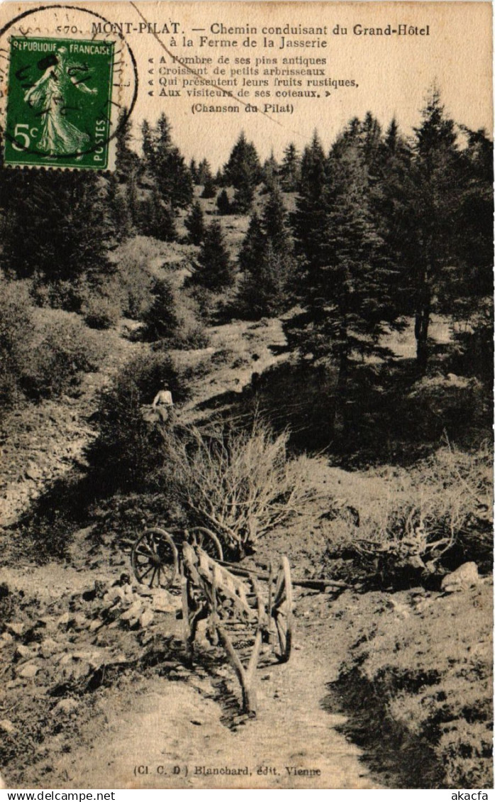 CPA MONT-PILAT - Chanson du PILAT (487238)