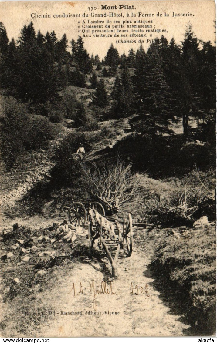 CPA MONT-PILAT - Chanson du PILAT (487257)
