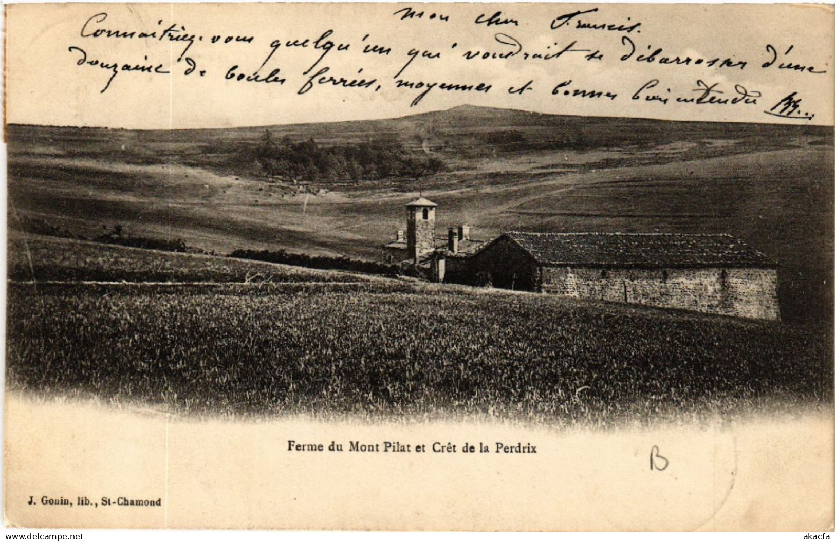 CPA MONT-PILAT - Ferme du MONT-PILAT et Cret de la Perdrix (487424)