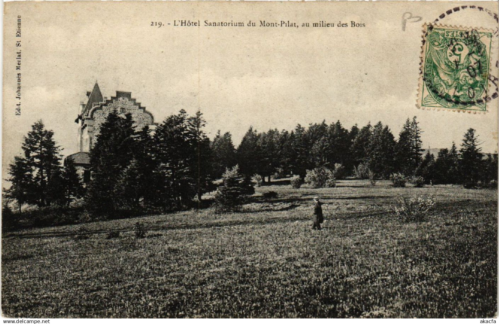 CPA MONT-PILAT - L'Hotel Sanatorium du MONT-PILAT - au milieu des Bois (487324)