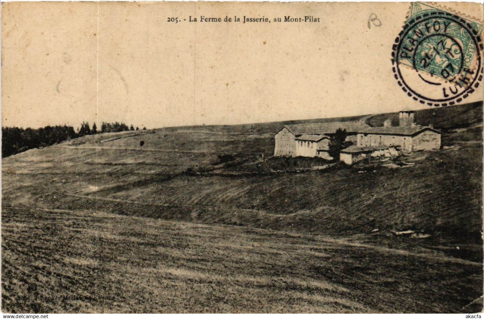 CPA MONT-PILAT - La Ferme de la Jasserie - au MONT-PILAT (487422)