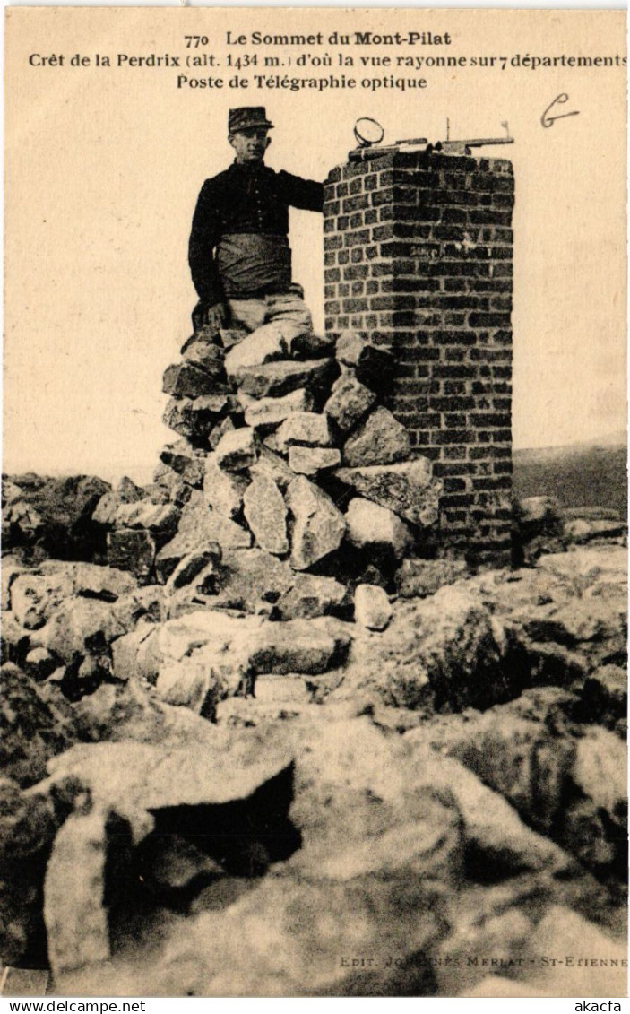 CPA MONT-PILAT - Le Sommet du MONT-PILAT - Le Cret de la Perdrix (487278)
