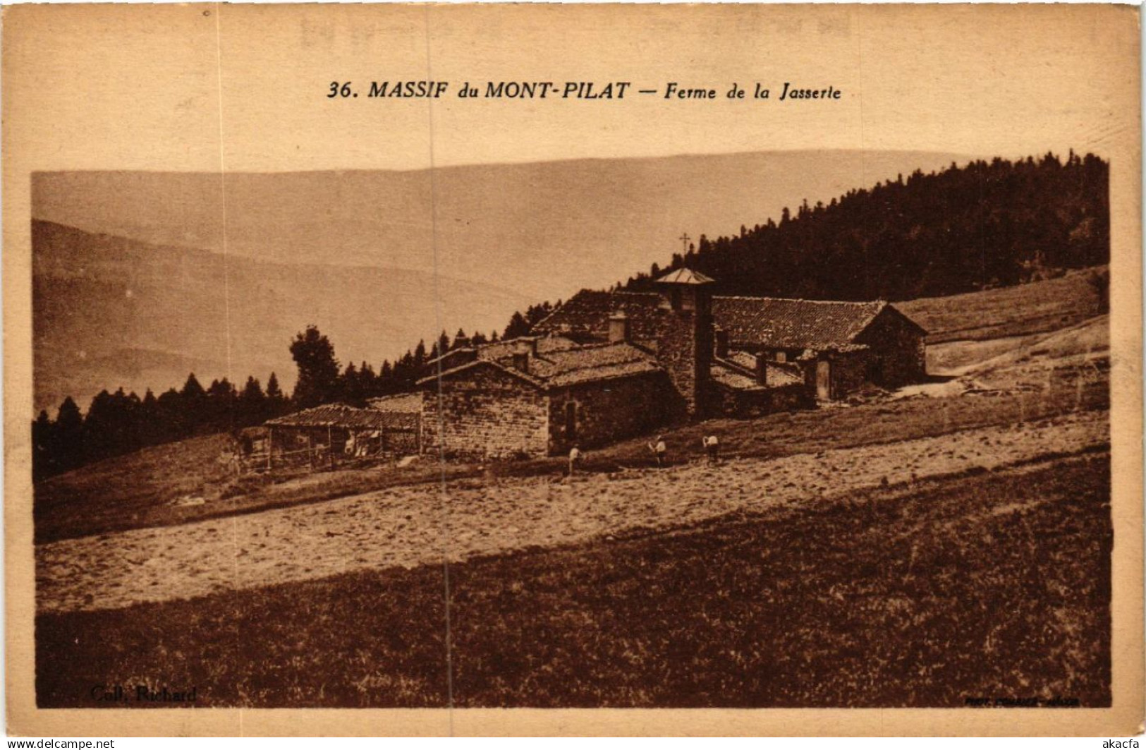 CPA MONT-PILAT - Massif du MONT-PILAT - Ferme de la Jasserie (487401)