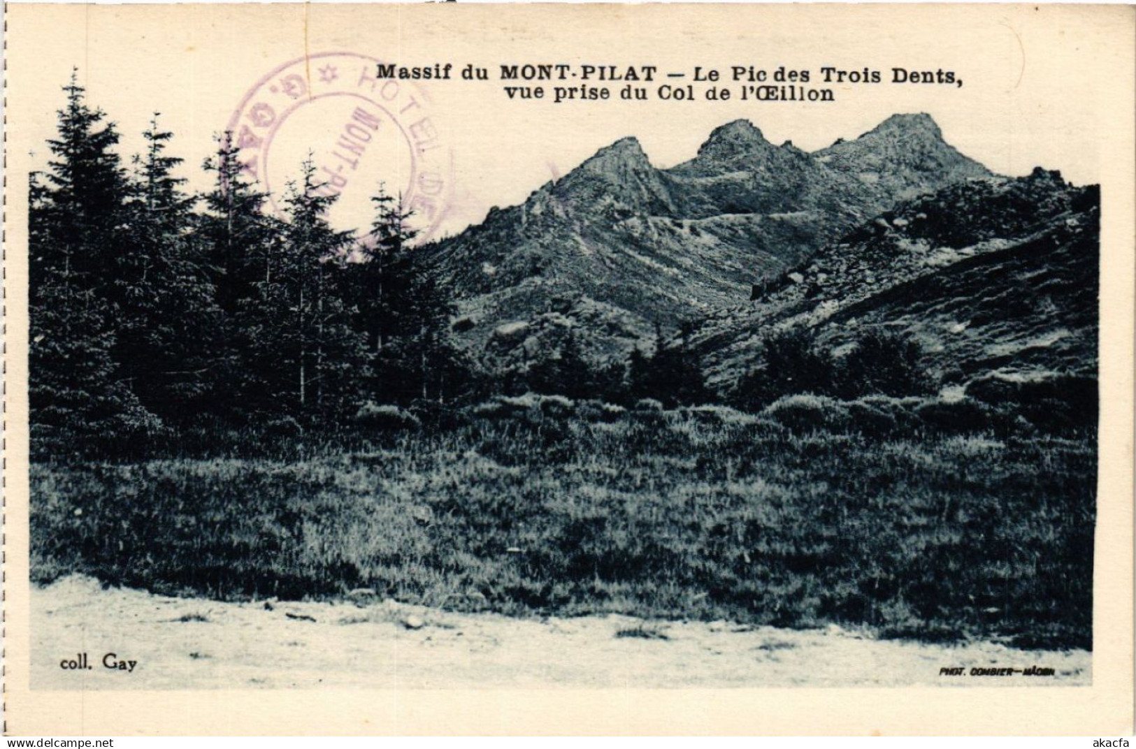 CPA MONT-PILAT - Massif du MONT-PILAT - Le Pic des Trois Dents (487873)