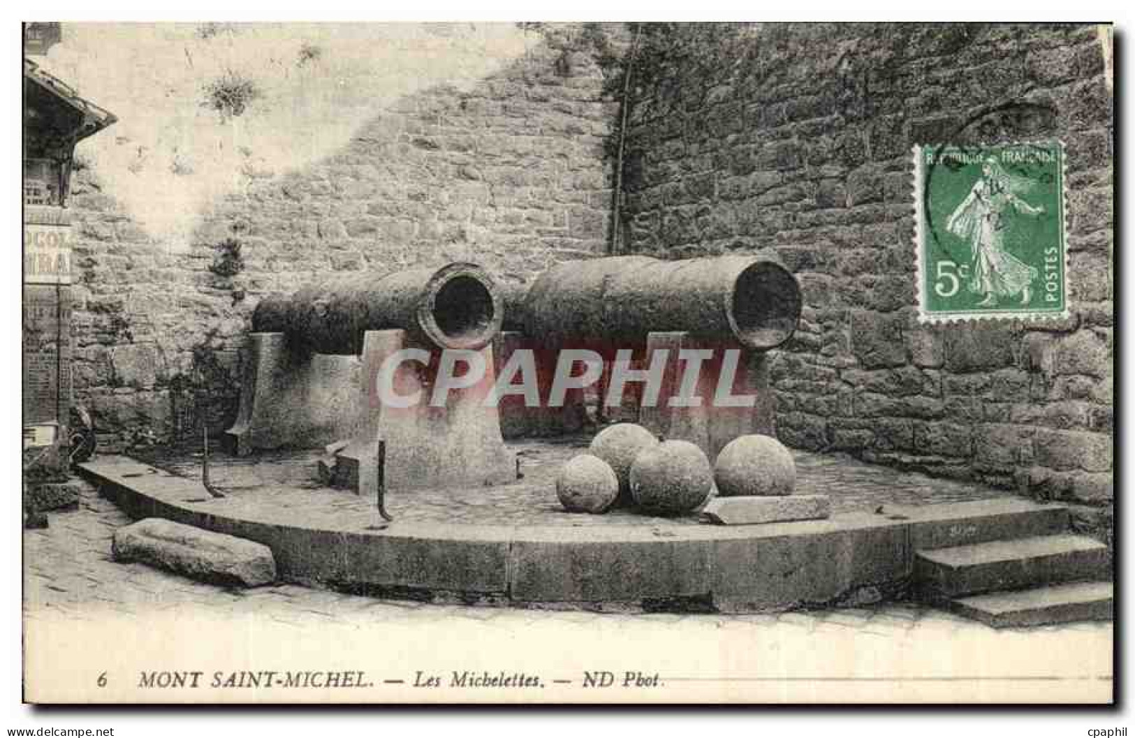 CPA Mont Saint Michel Le Michelettes