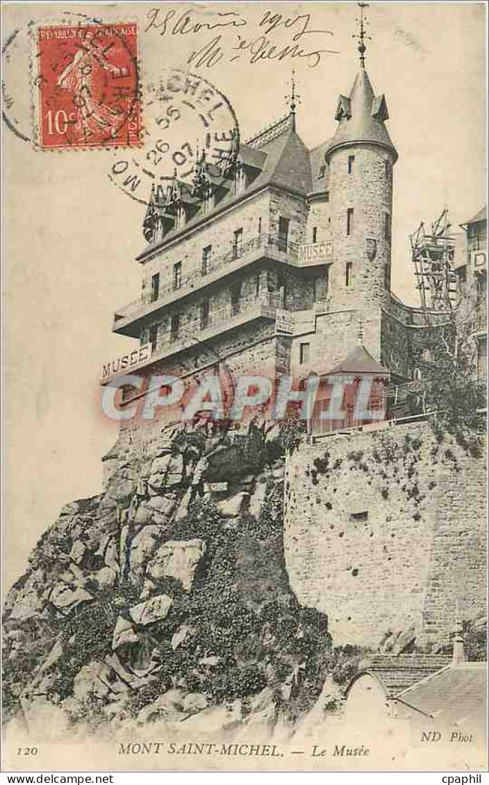 CPA Mont Saint Michel Le Musee