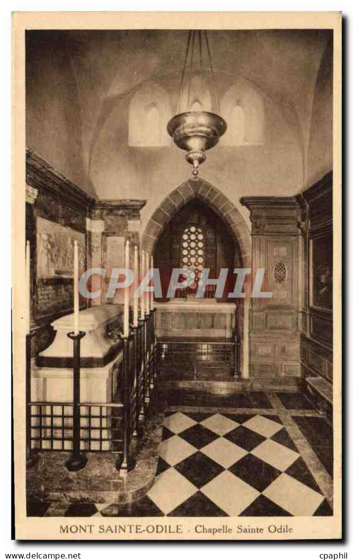 CPA Mont Sainte Odile chapelle Sainte Odile