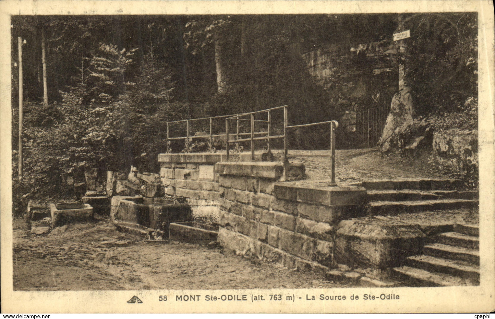 CPA Mont Sainte Odile La Source de Ste Odile