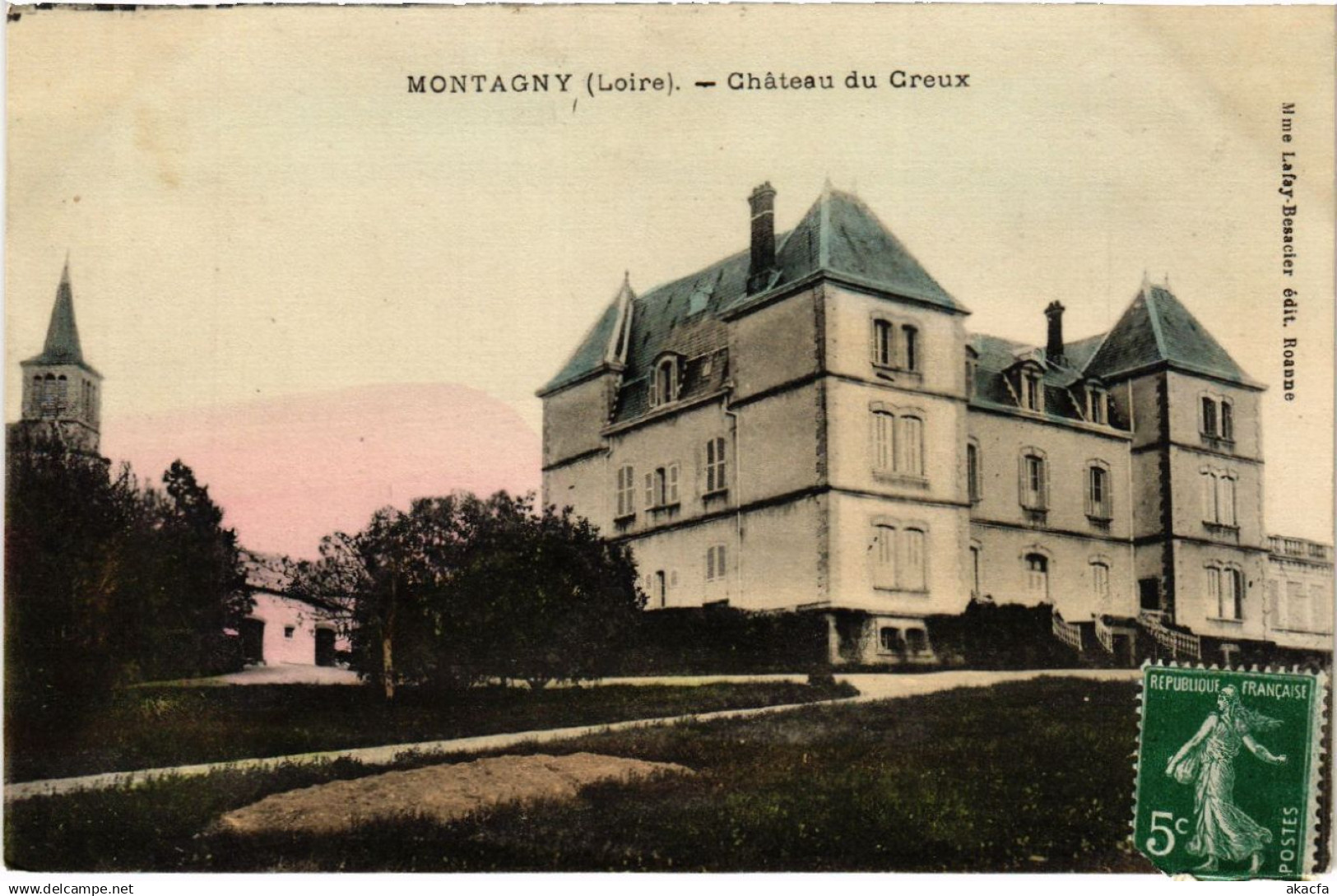 CPA MONTAGNY - Chateau du Creux (510354)