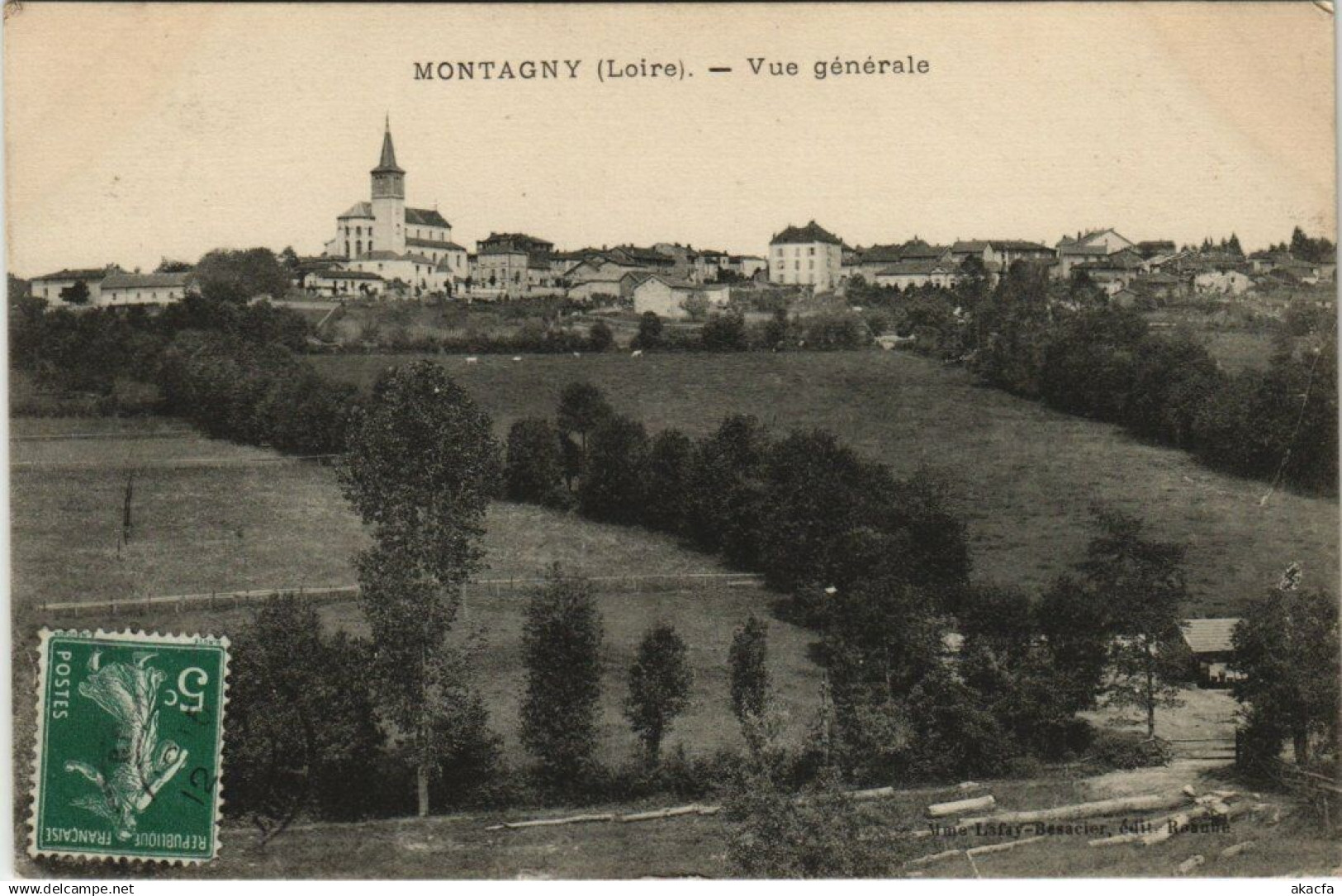 CPA MONTAGNY Vue générale (664289)