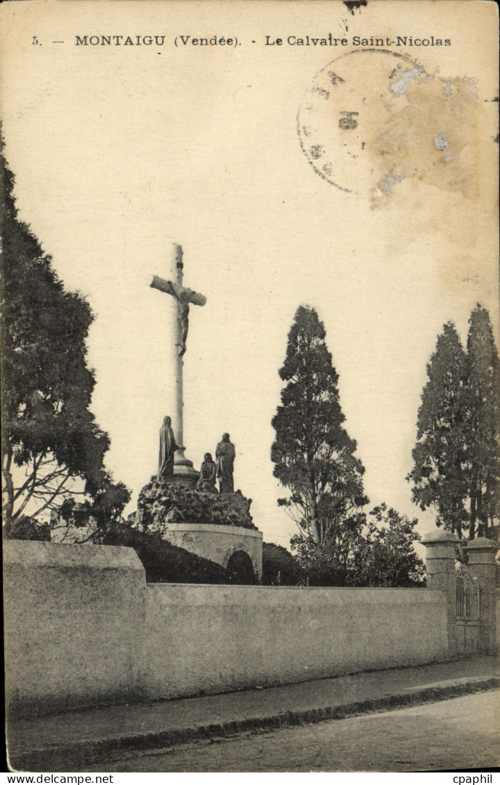 CPA Montaigu Le Calvaire Saint Nicolas