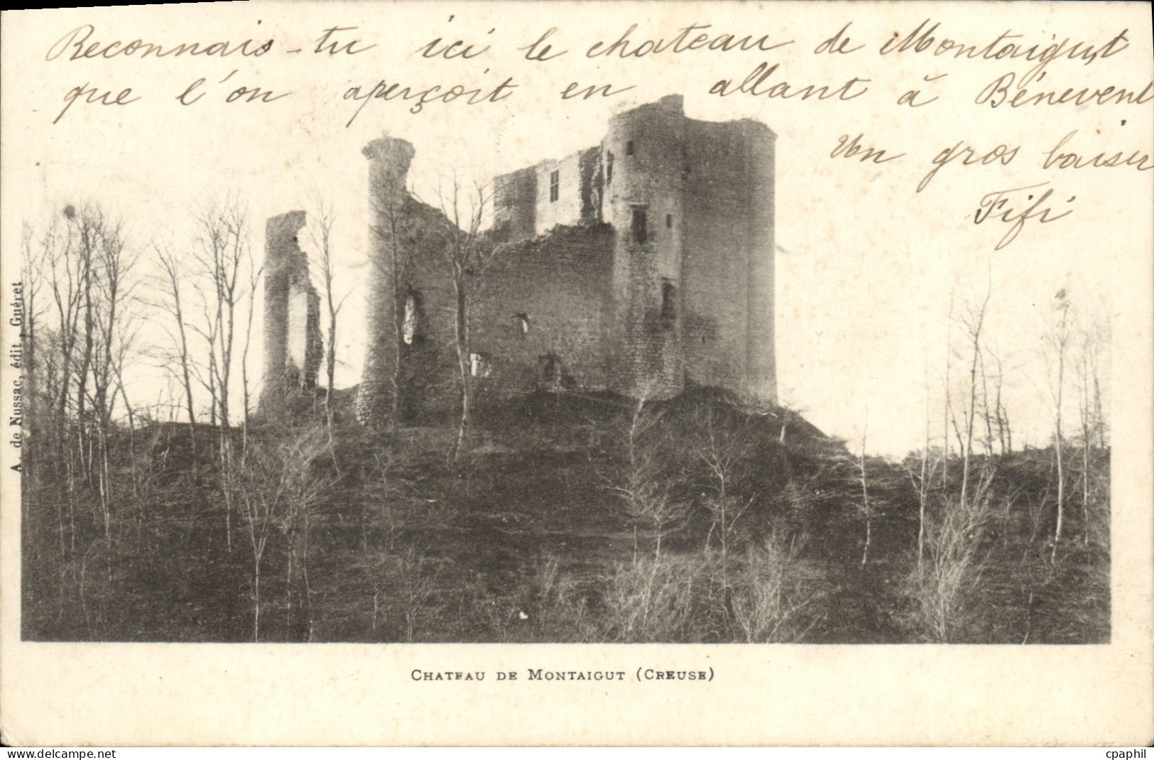 CPA Montaigut Chateau