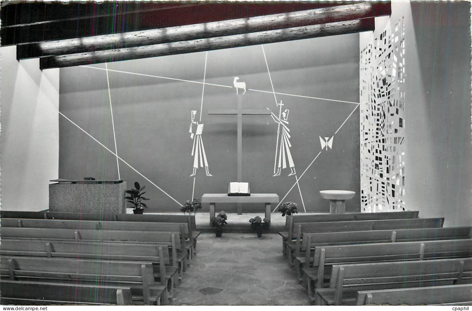 CPA Montana l'eglise Protestante