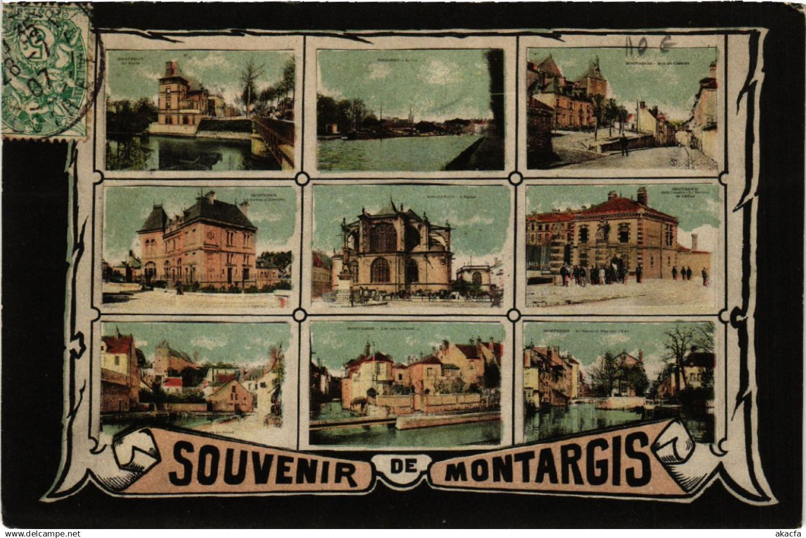 CPA MONTARGIS - Scenes - Souvenir de MONTARGIS (631602)