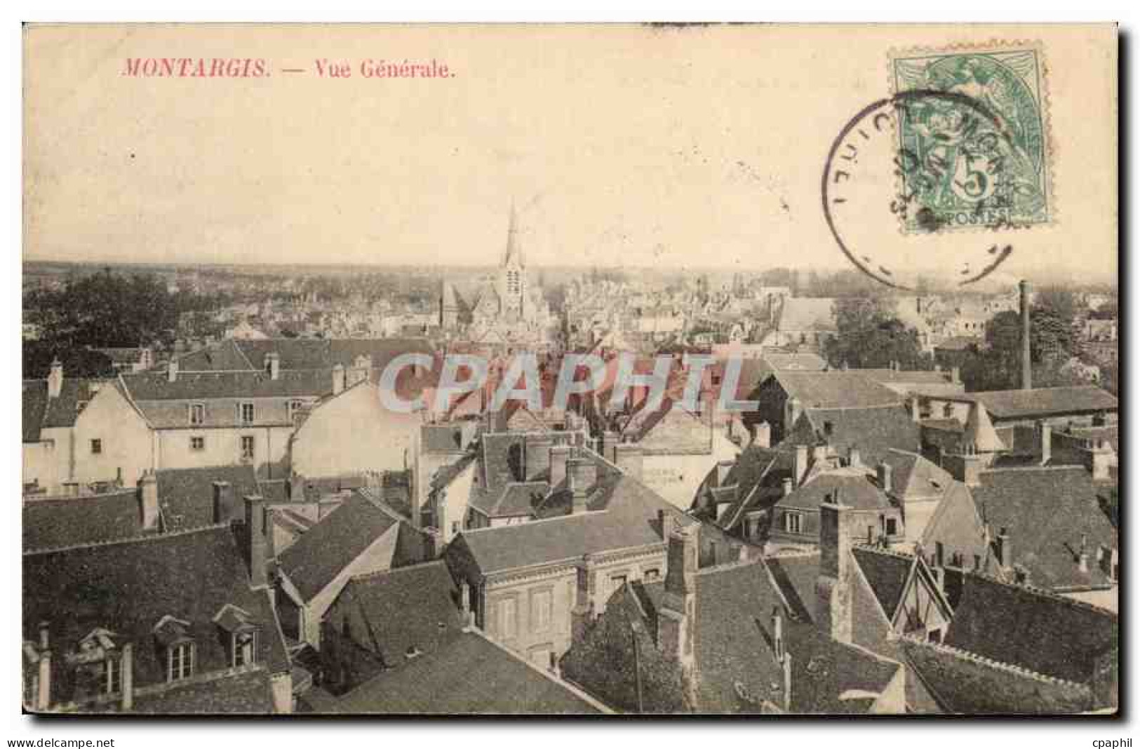 CPA Montargis Vue generale