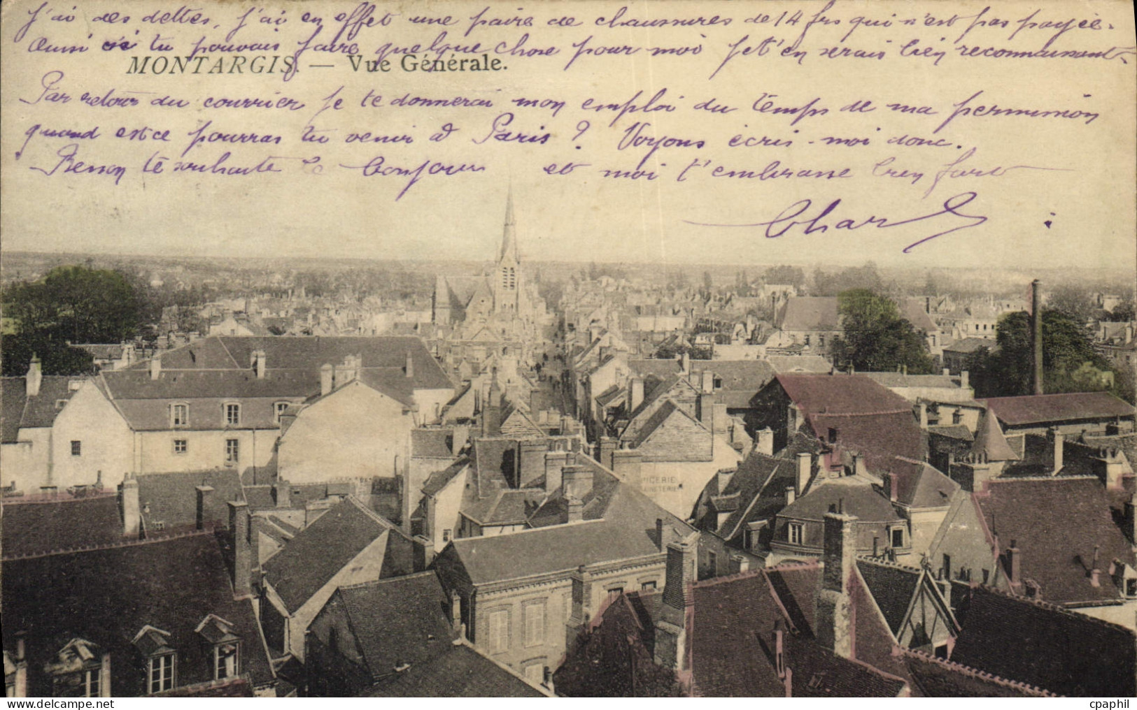 CPA Montargis Vue Generale