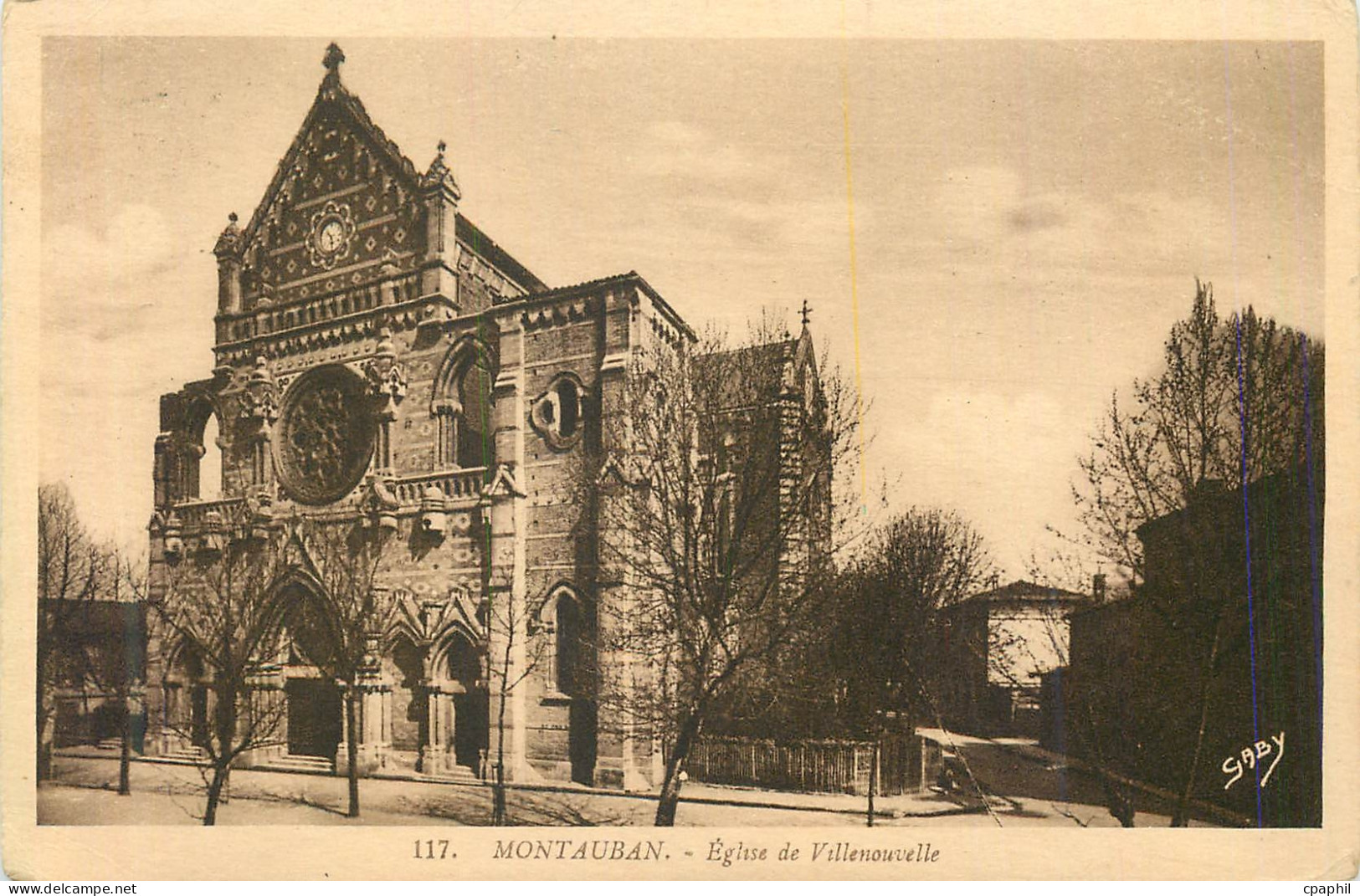 CPA Montauban Eglise de Villenouvelle