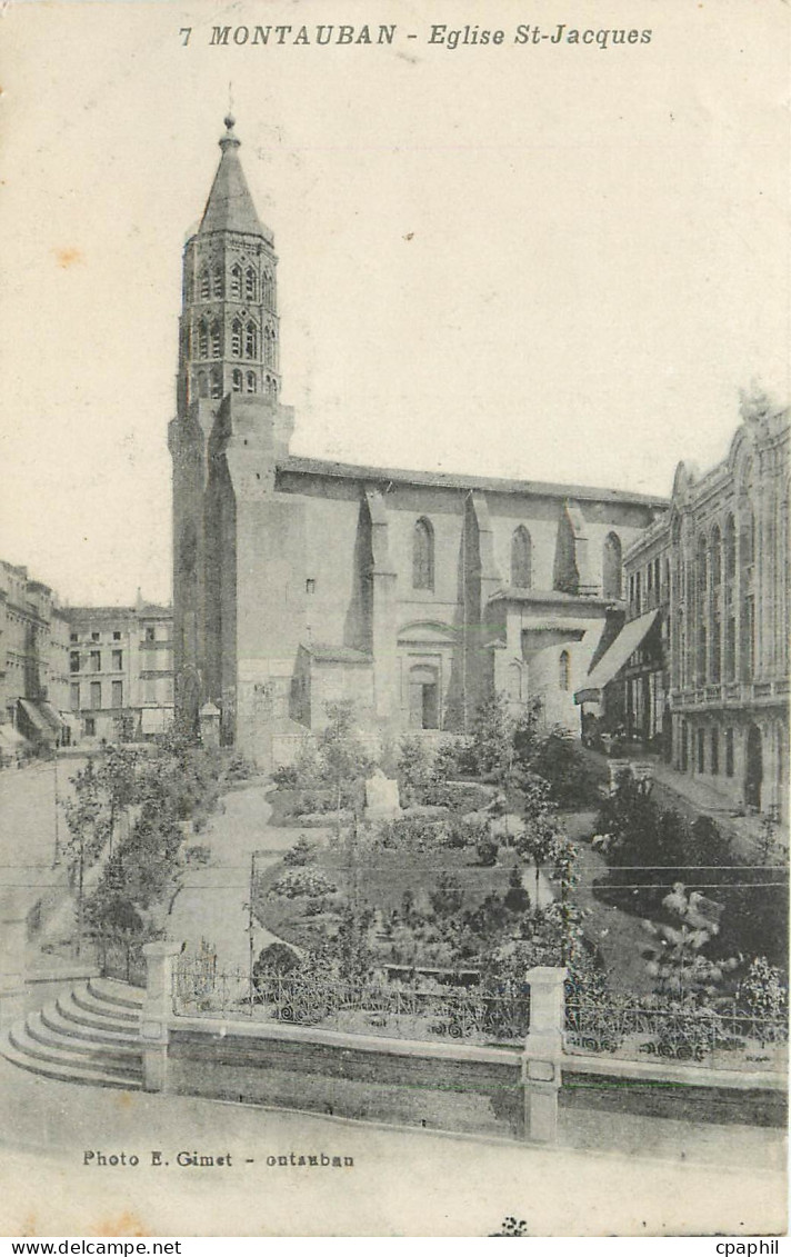 CPA MONTAUBAN-EGLISE ST Jacques