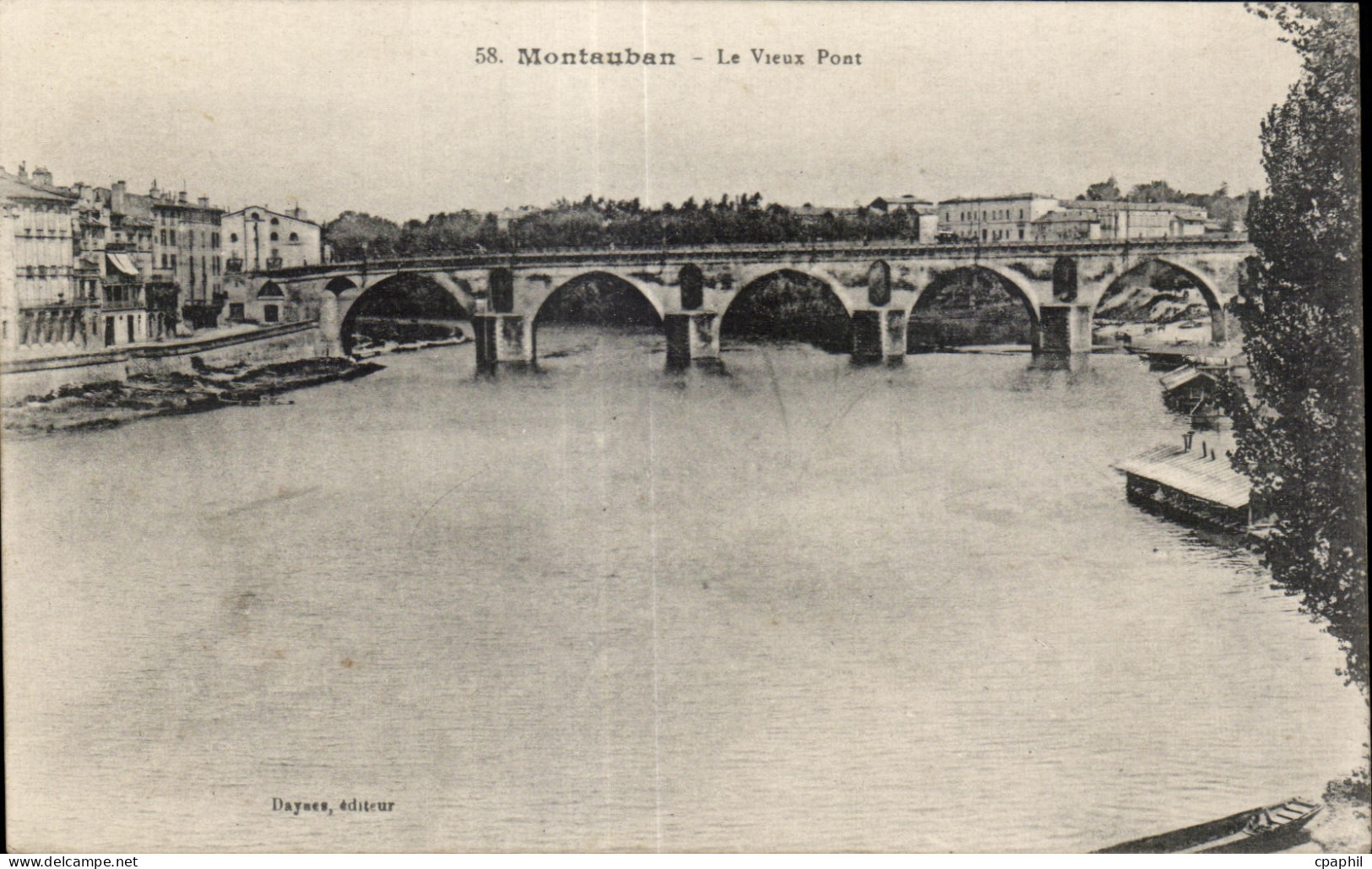 CPA Montauban Le Vieux Pont