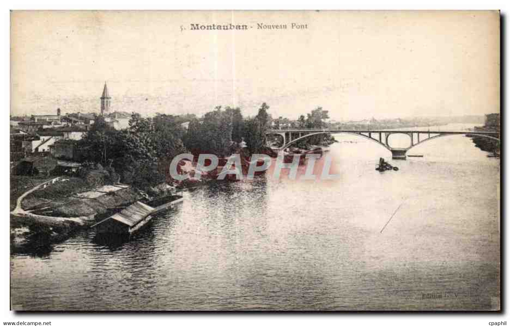CPA Montauban Nouveau Pont