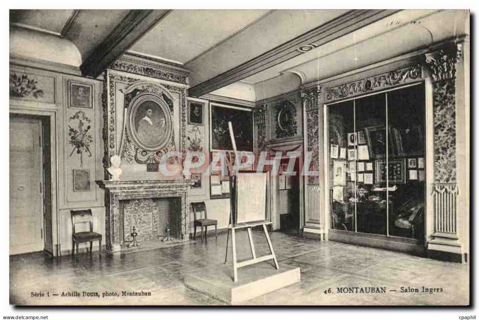 CPA Montauban Salon Ingres