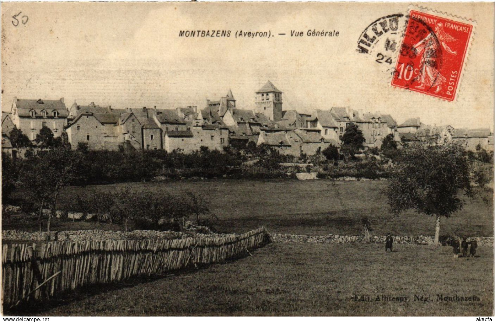 CPA MONTBAZENS - Vue générale (475131)