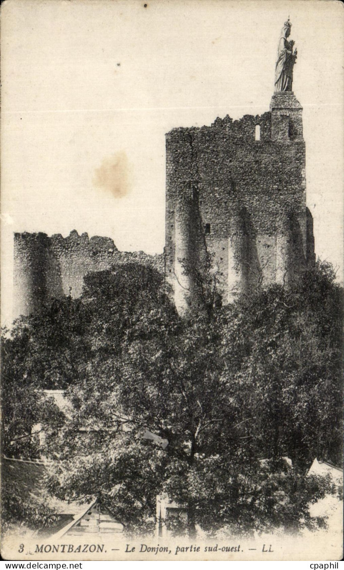 CPA Montbazon Le Donjon partie sud ouest