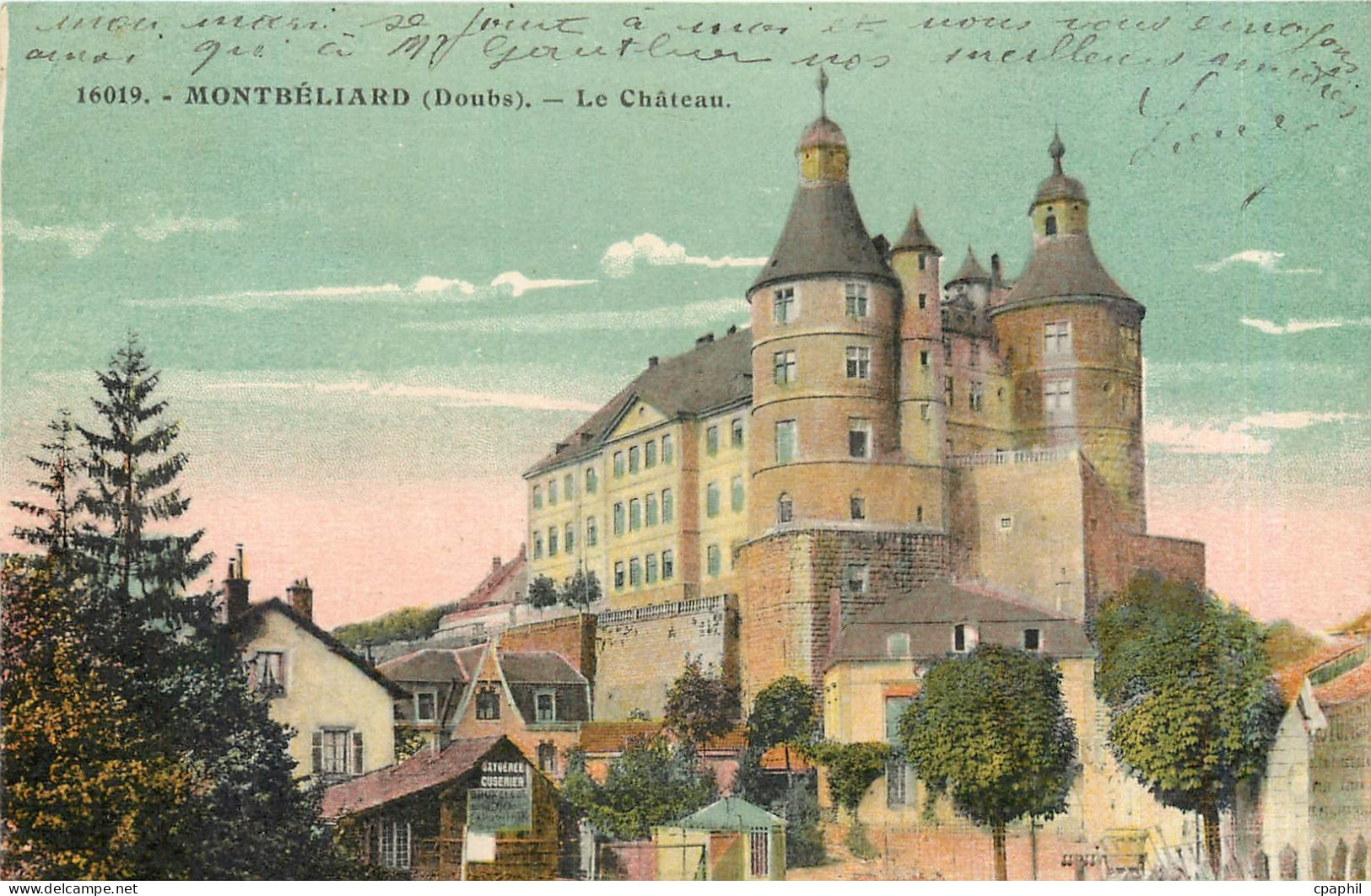 CPA Montbeliard Doubs Le Chateau