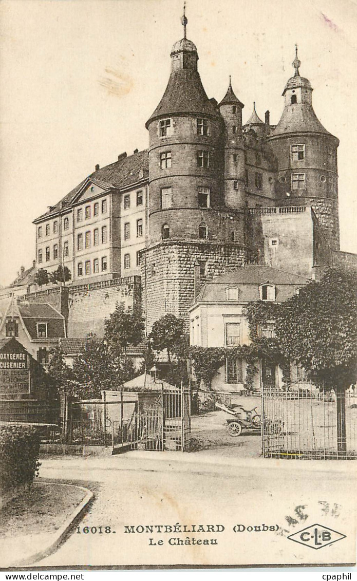 CPA Montbeliard Doubs Le Chateau