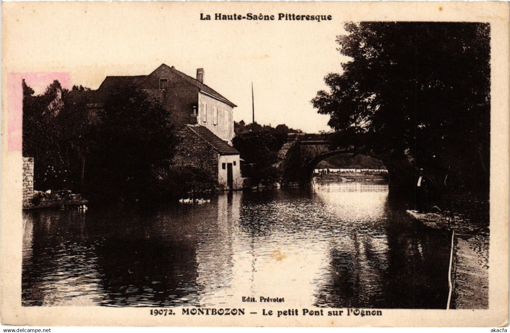 CPA MONTBOZON - Le petit Pont sur l'Ognon (292391)