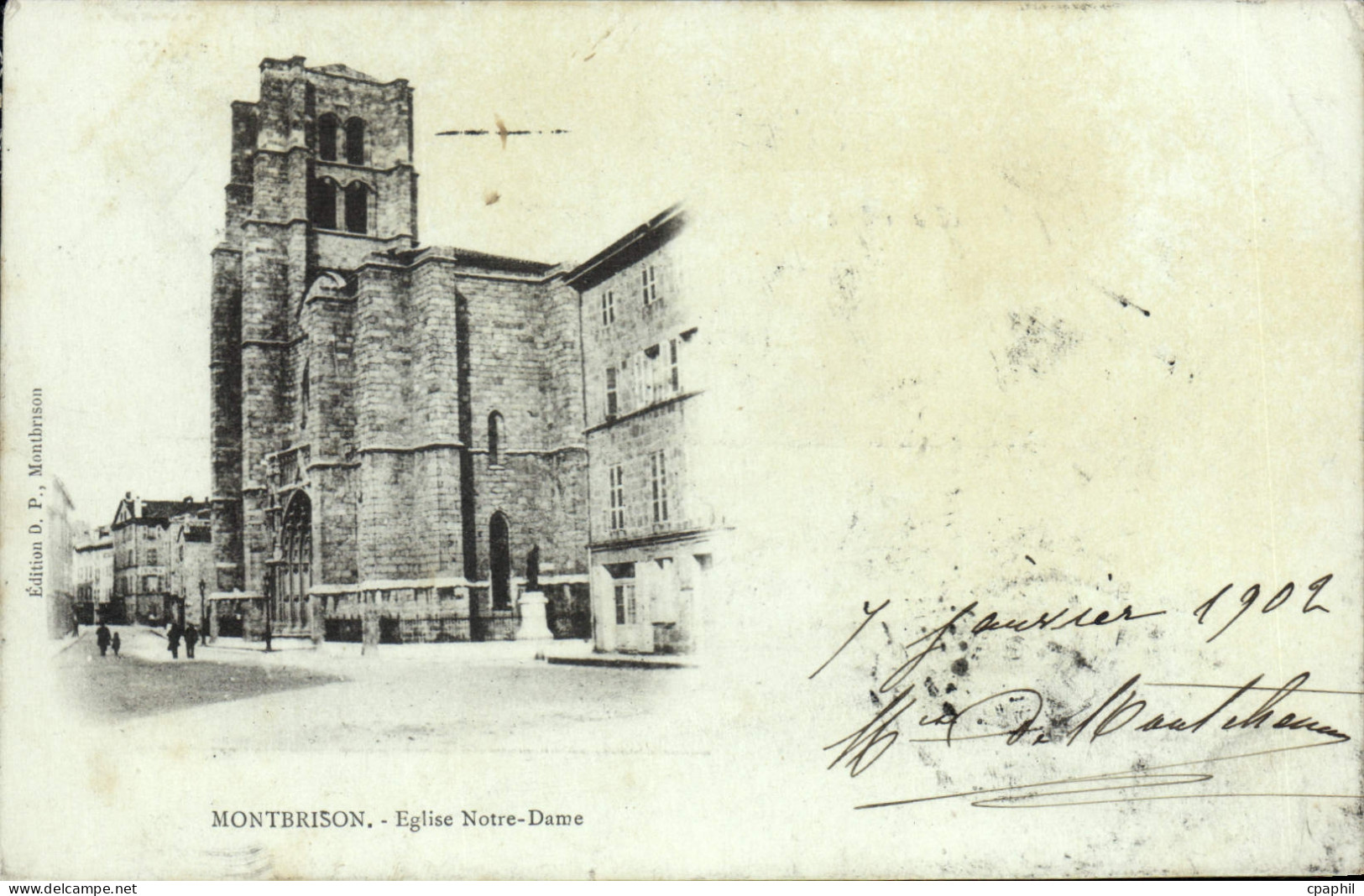 CPA Montbrison Eglise Notre Dame