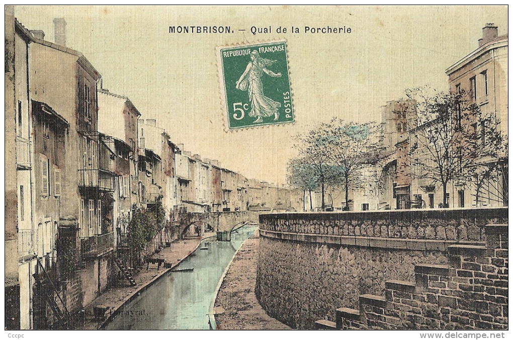CPA Montbrison Quai de la Porcherie