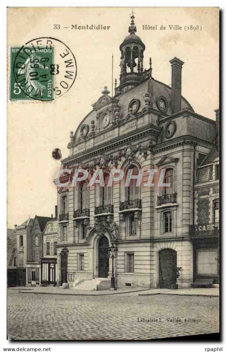 CPA Montdidier Hotel de Ville