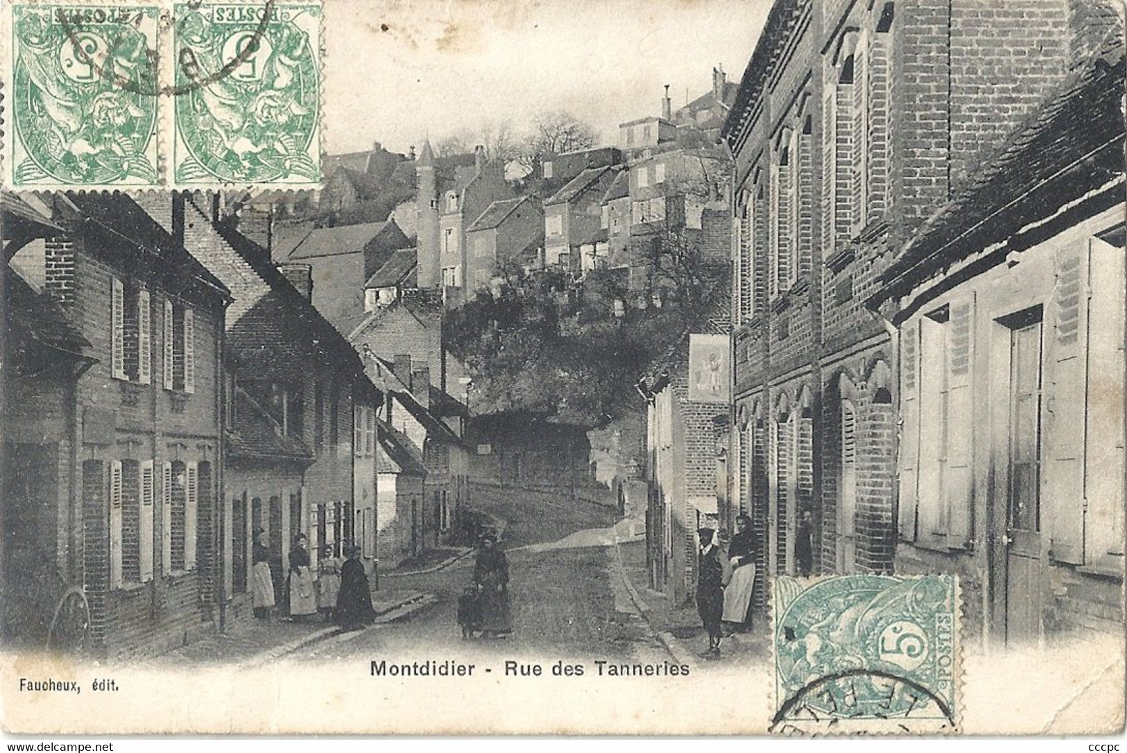 CPA Montdidier Rue des Tanneries
