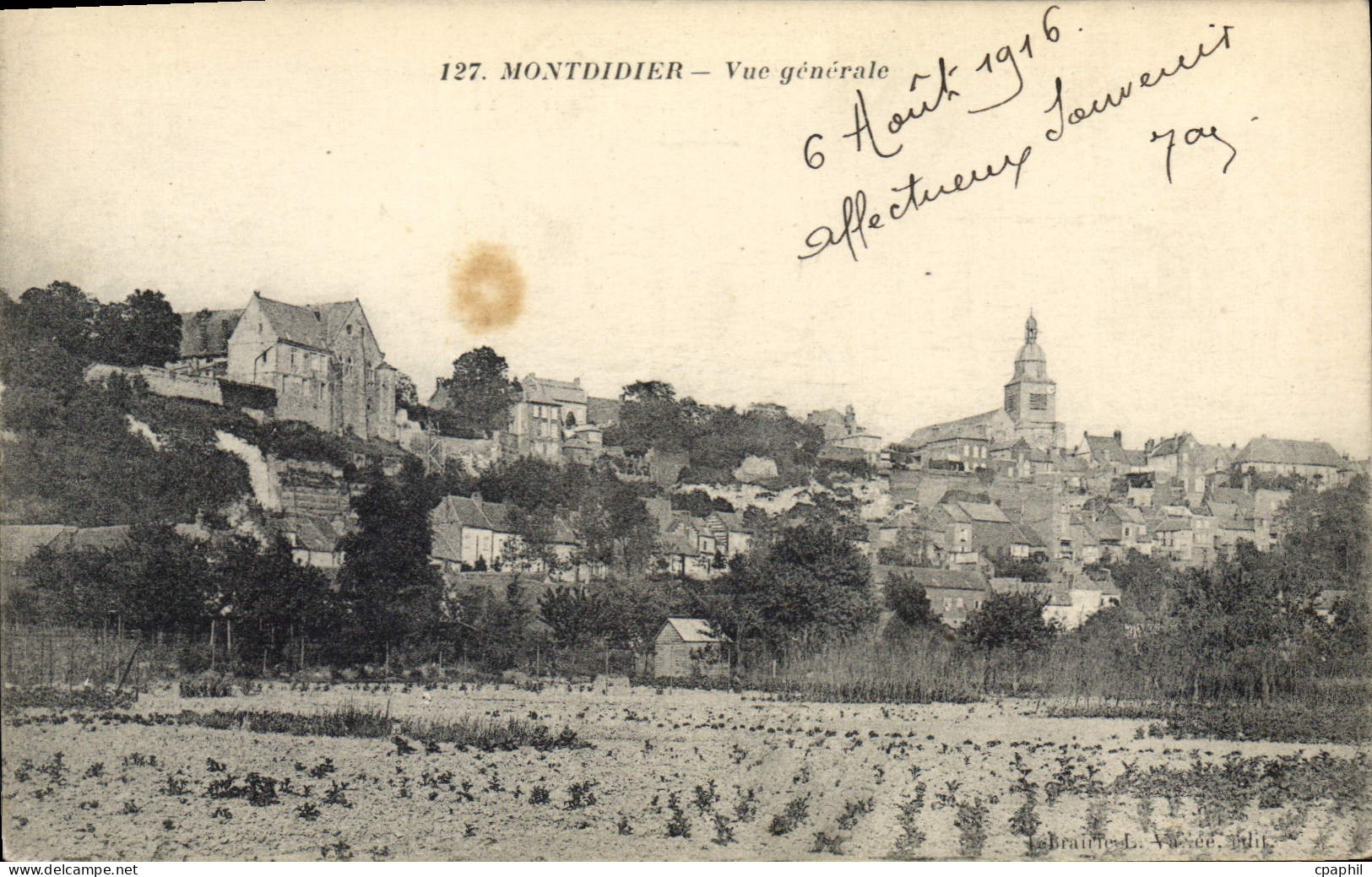 CPA Montdidier Vue Generale