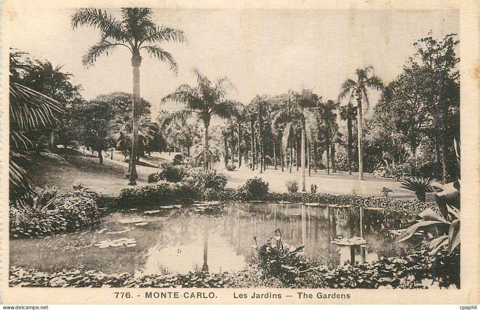 CPA MONTE CARLO- Les Jardins