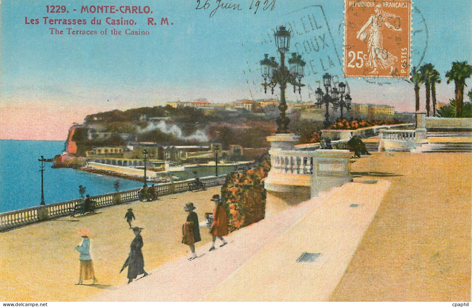 CPA Monte-carlo Les Terrasses du Casino