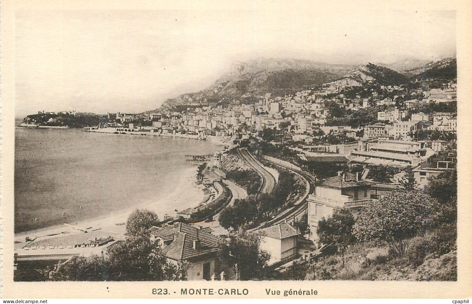 CPA MONTE-CARLO Vue générale