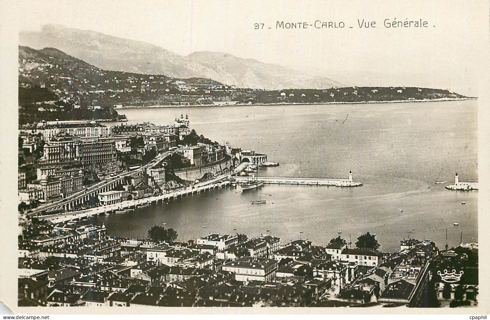 CPA Monte-carlo Vue Générale