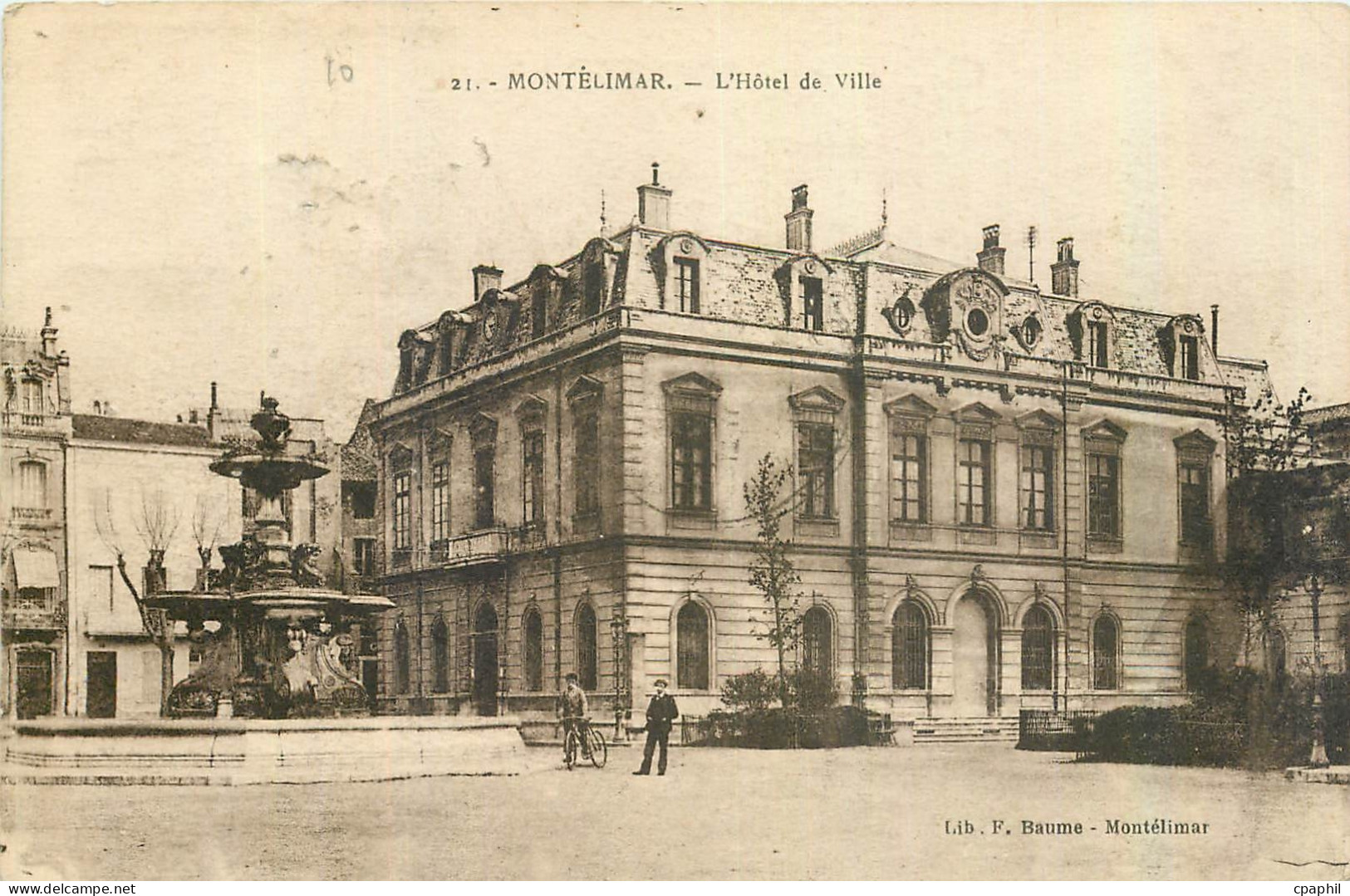 CPA Montelimar L'Hotel de Ville