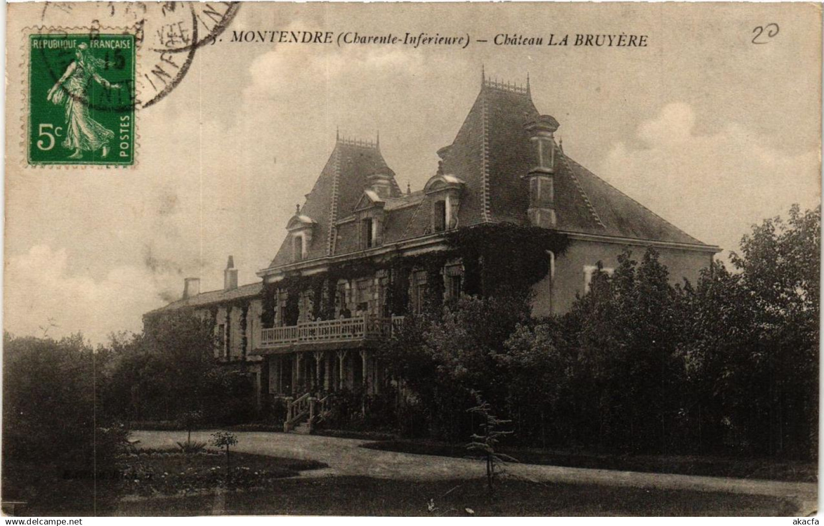 CPA MONTENDRE Chateau La Bruyere (666834)