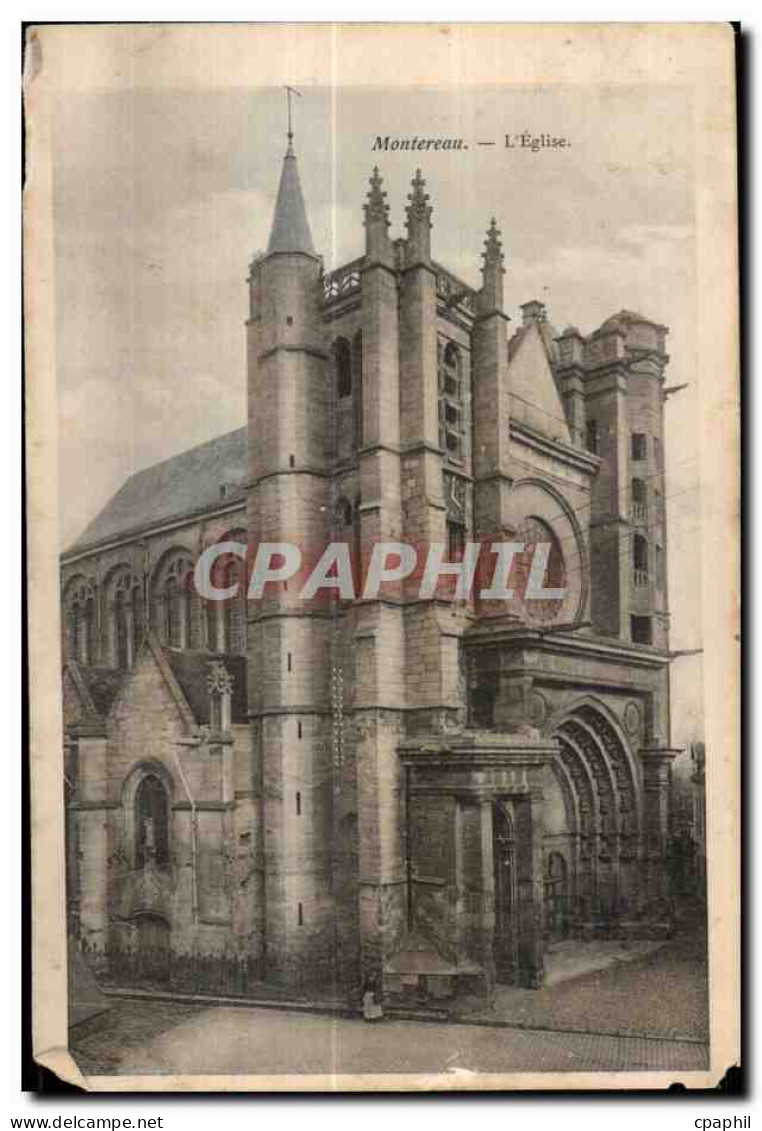 CPA Montereau L Eglise