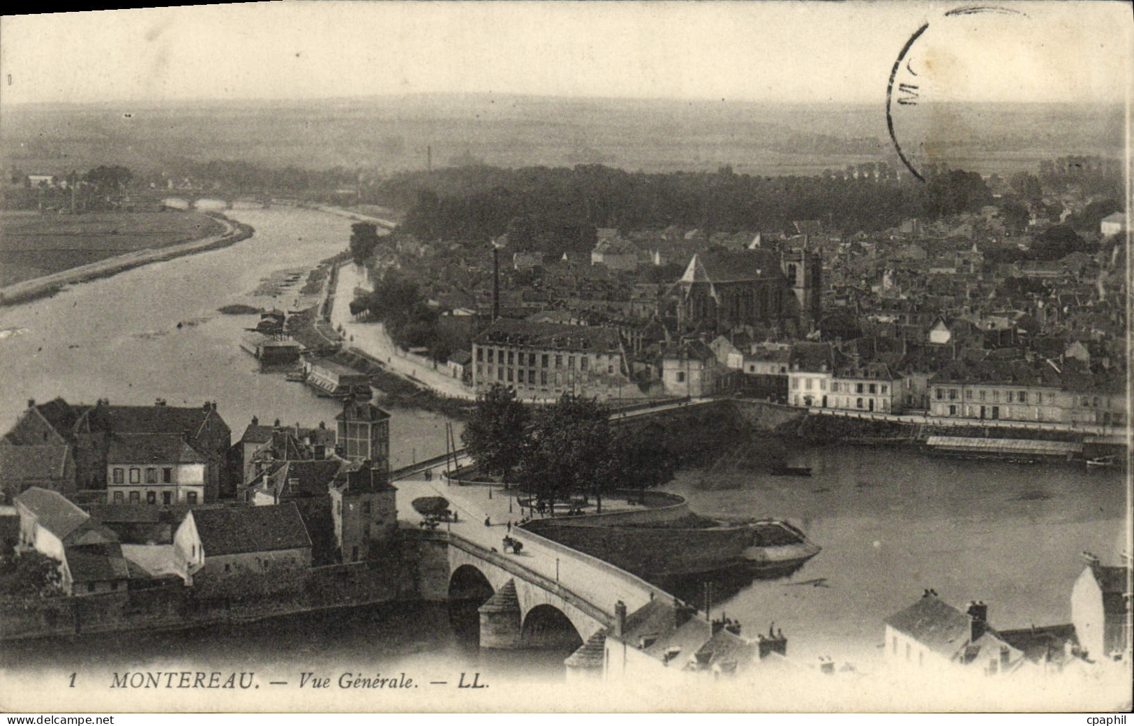 CPA Montereau Vue Generale