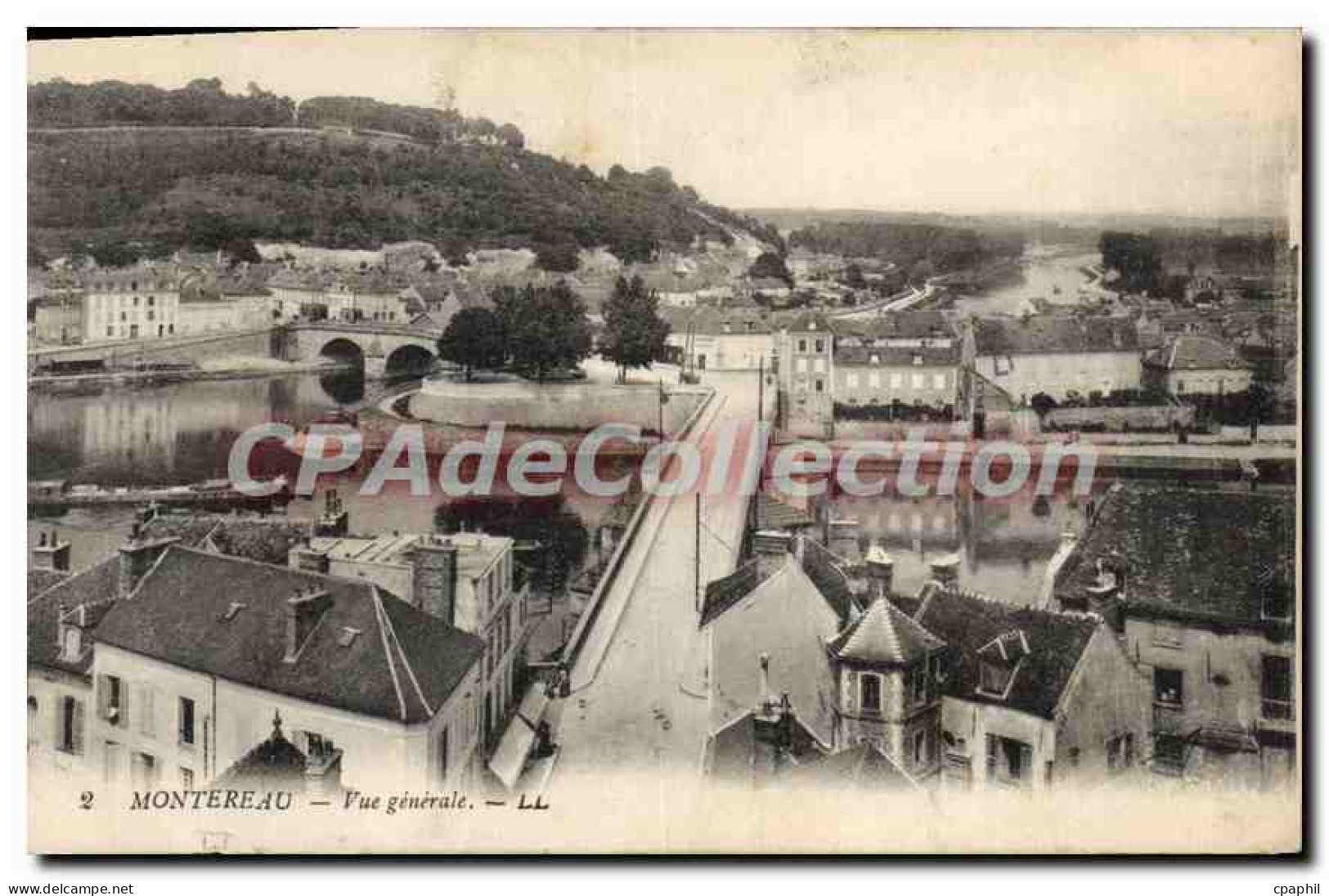 CPA Montereau Vue Generale